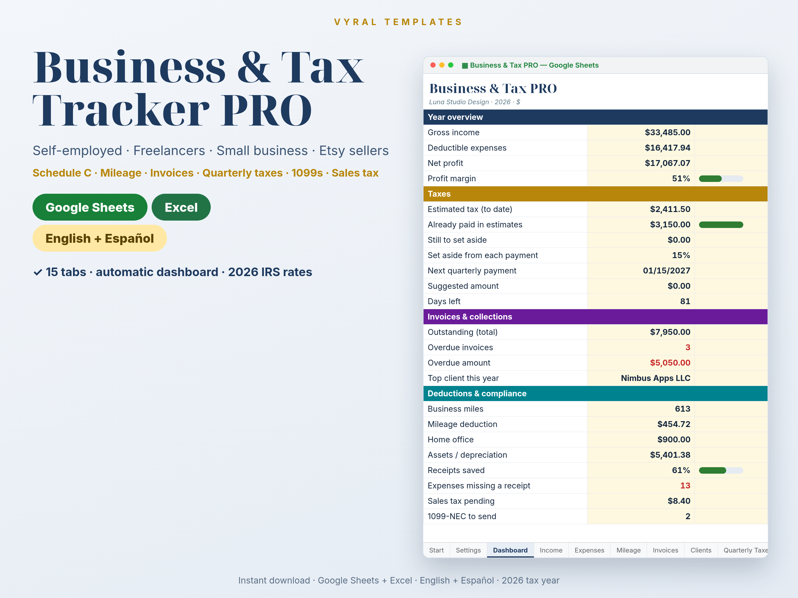 Negocio y Taxes PRO